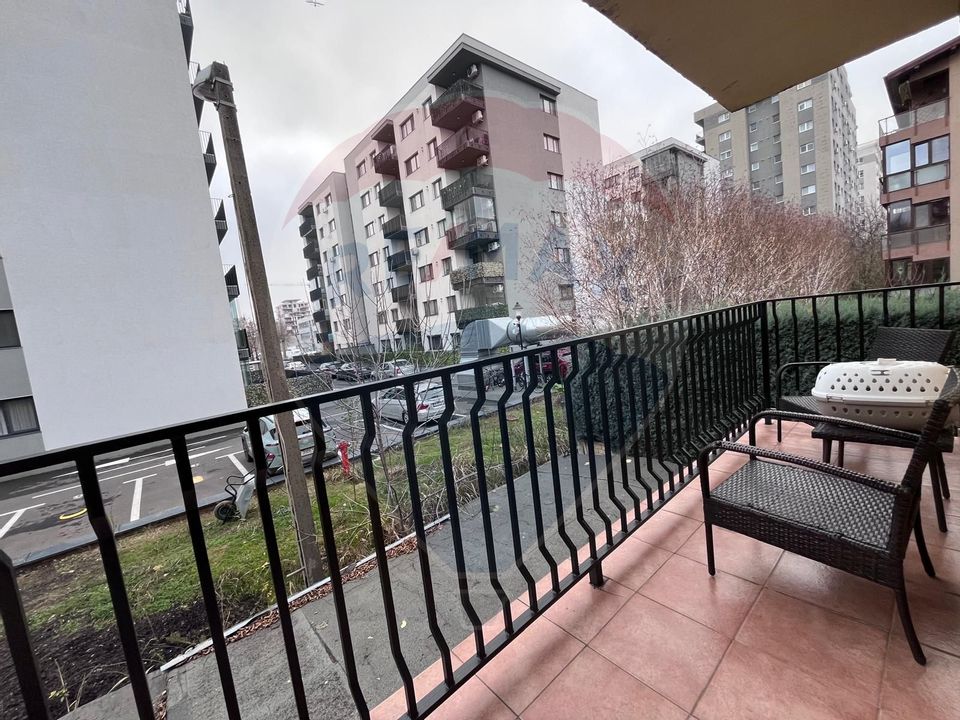 2-room apartment with central heating system - for rent in Ozana area