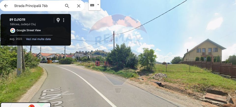 Teren 2,000mp Salicea / Soseaua Principala/Front dublu/Comision0%