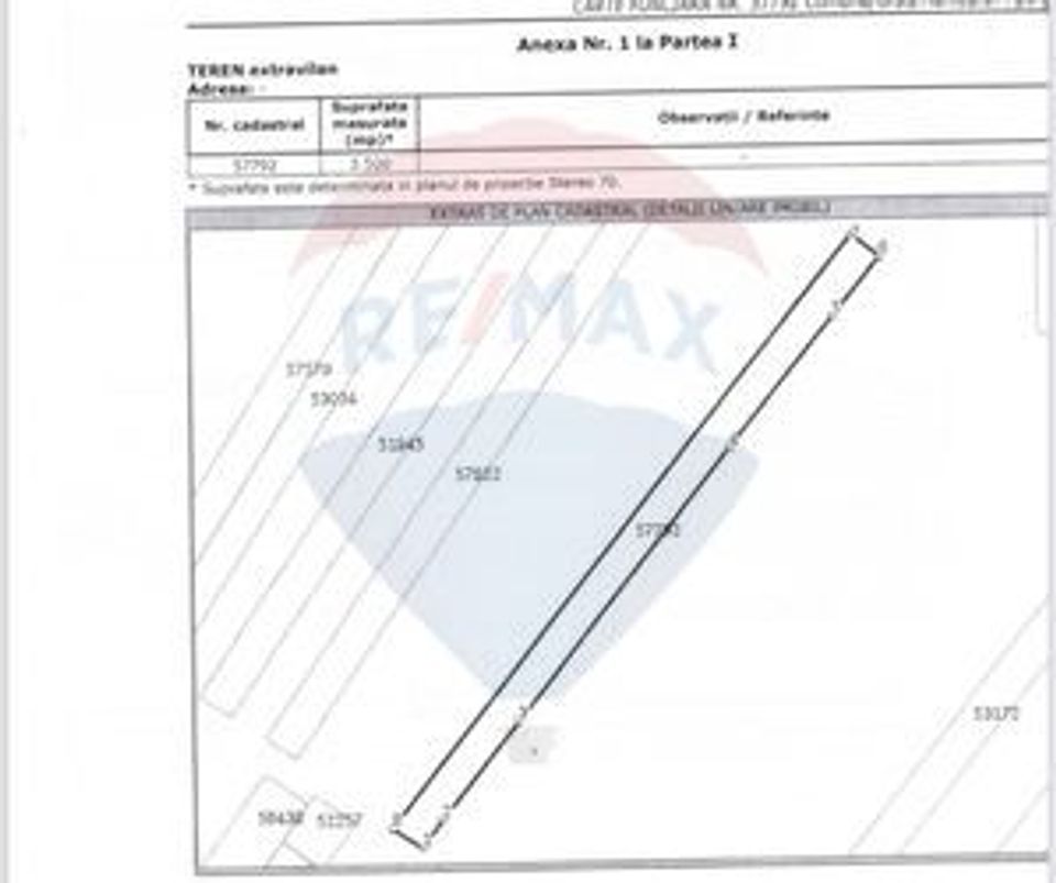 Land 3,500sqm Apahida / Intrarea Sat pata