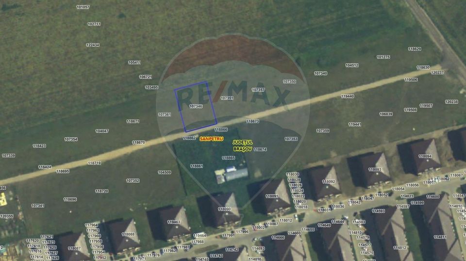 Land 947sqm Sanpetru / Drumul drumul cu plopi