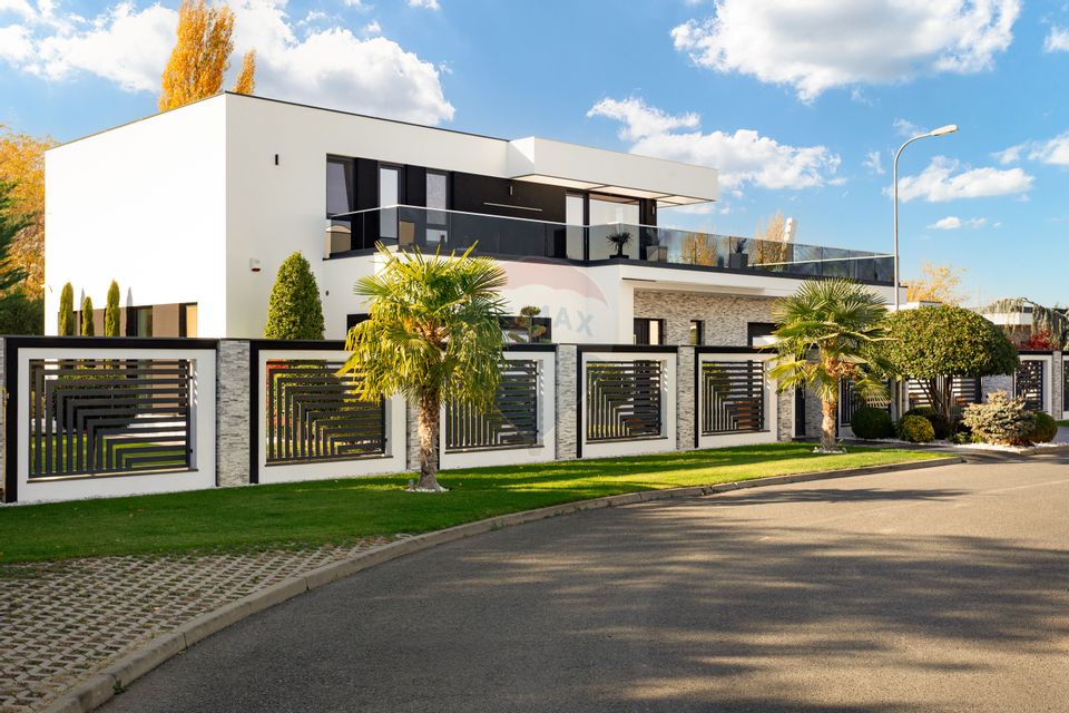 Vilă de lux stil mediteranian de vânzare zona Aradul Nou-Tabacovici