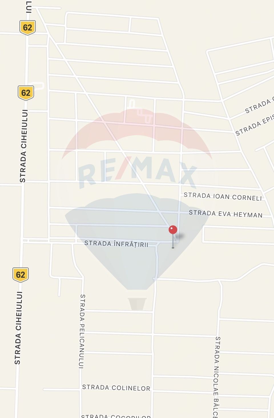 Land 532sqm Cihei / Soseaua Principala