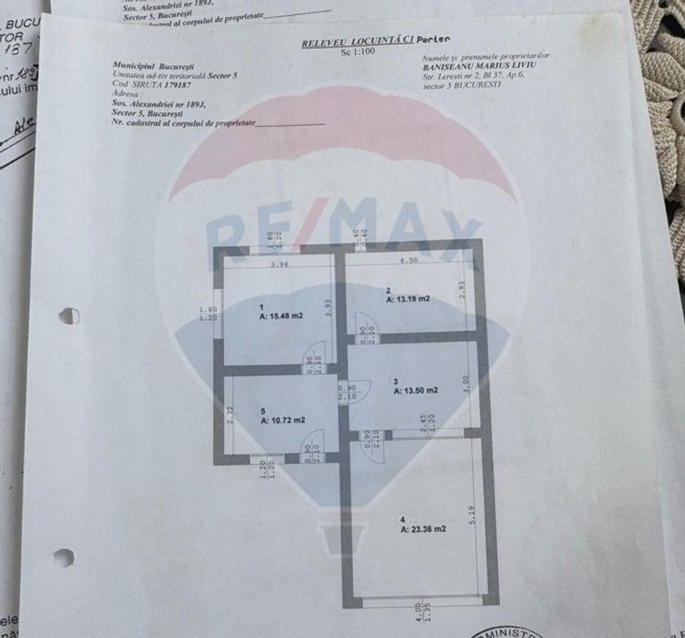 House for sale in Sos Alexandriei Rahova area