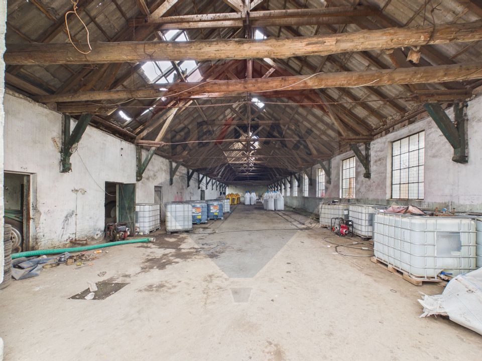 Industrial space for sale 7950sqm Lehliu Railway Station access DN3+A2