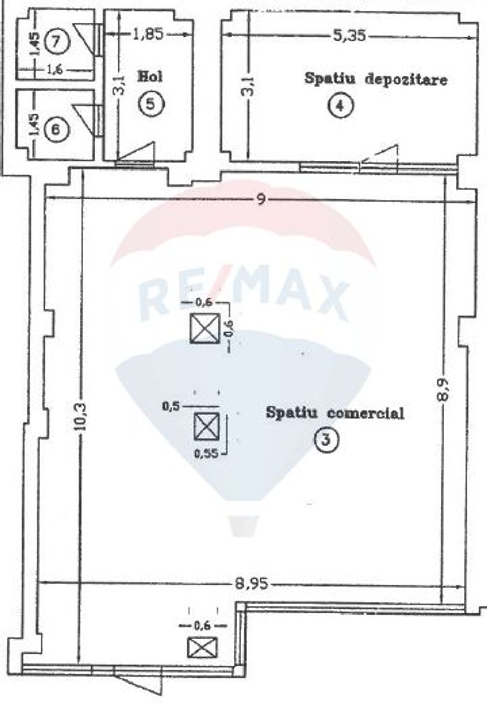 100sq.m Commercial Space for rent, Aurel Vlaicu area