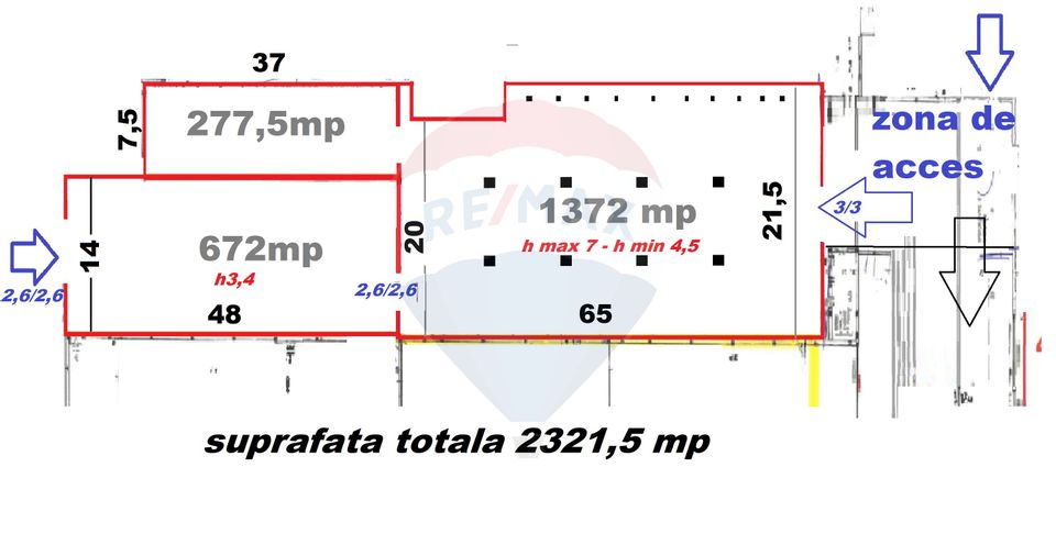 2,321.5sq.m Industrial Space for rent