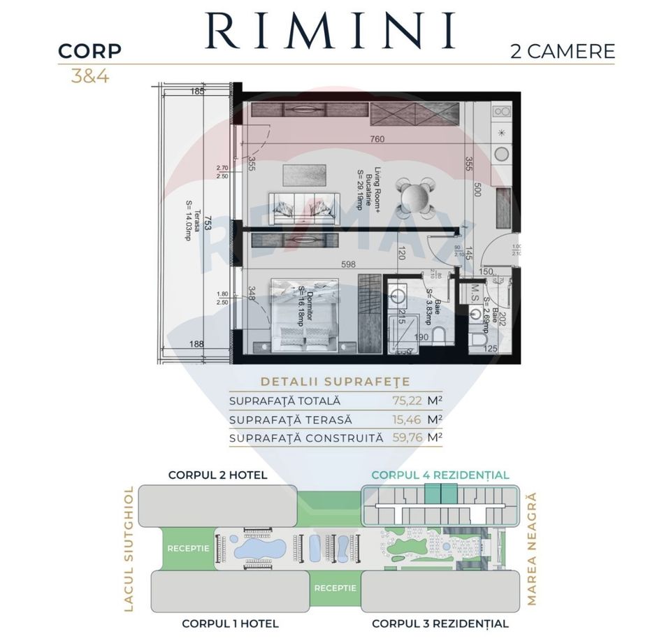 2 bedroom apartment for sale in Central area