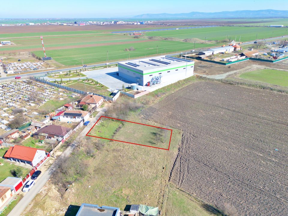 Teren intravilan 833 mp cu utilități în față – Vladimirescu, Arad