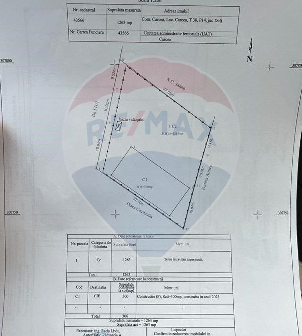 Spațiu industrial de 300mp de închiriat/zona Carcea