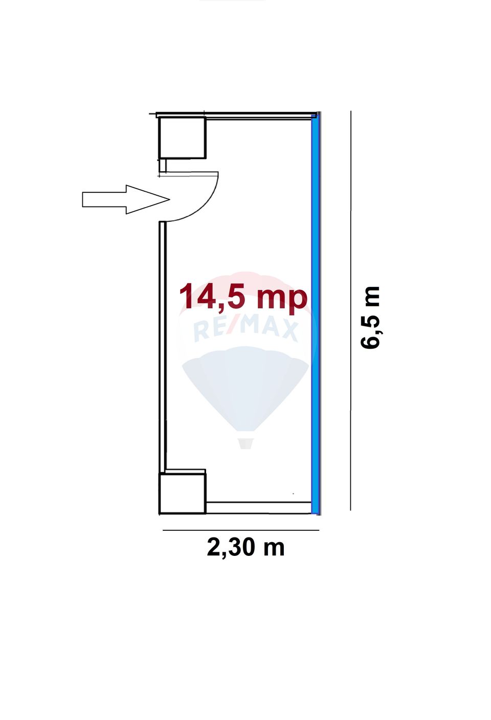 15sq.m Office Space for rent, Central area