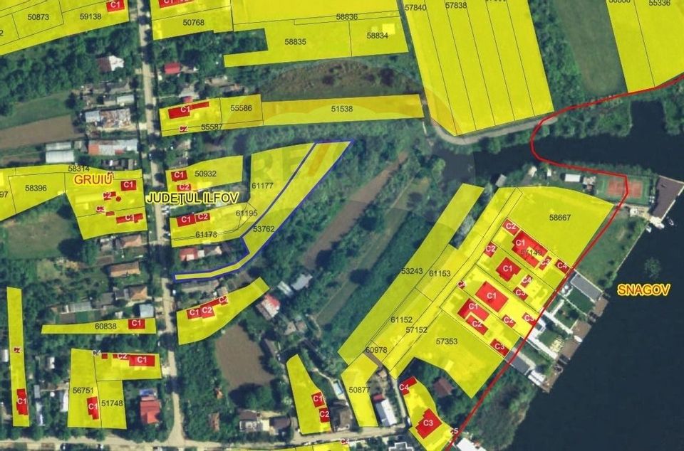 Teren 1920 mp situat in Silistea Snagovului-Gruiu
