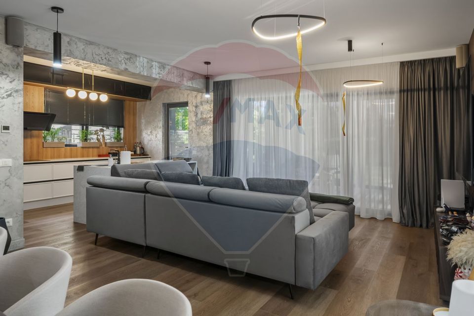 Vila individuala 4 camere 202 mp utili, Corbeanca, ansamblu cu piscina