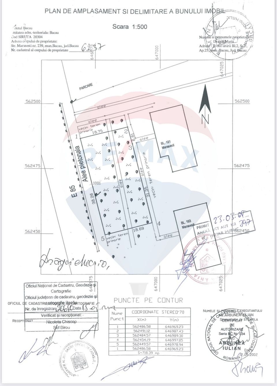 Land 718sqm Bacau / Calea MARASESTI