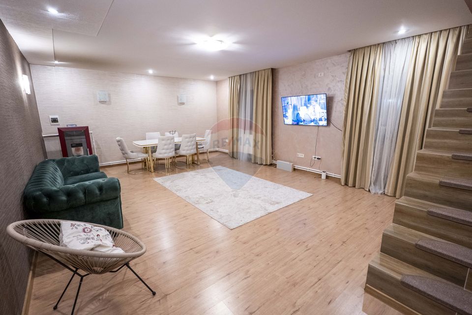 Vila 5 camere complet mobilata, foișor, teren generos