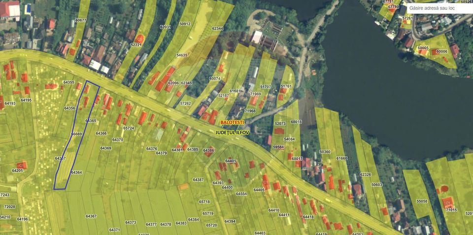 Teren intravilan de inchiriat  - 3.600mp Șoseaua Unirii – Balotești