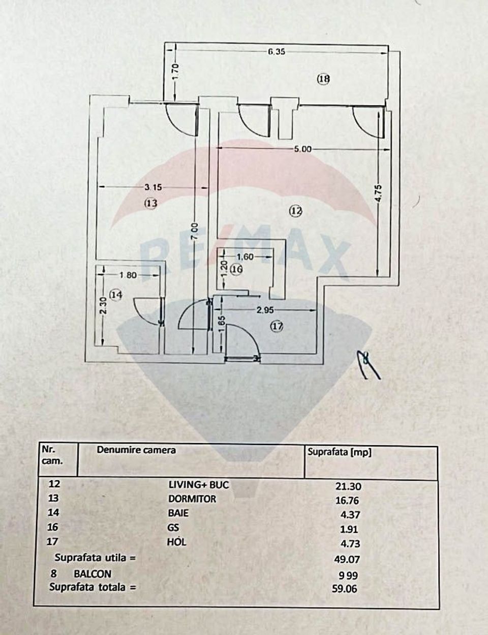 Rent apartment 2cam, block 2023, Piata Constitutiei fantani