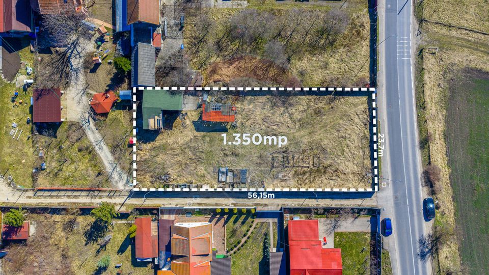 Teren 1350 mp-Strada Lanii/ COMISION 0%