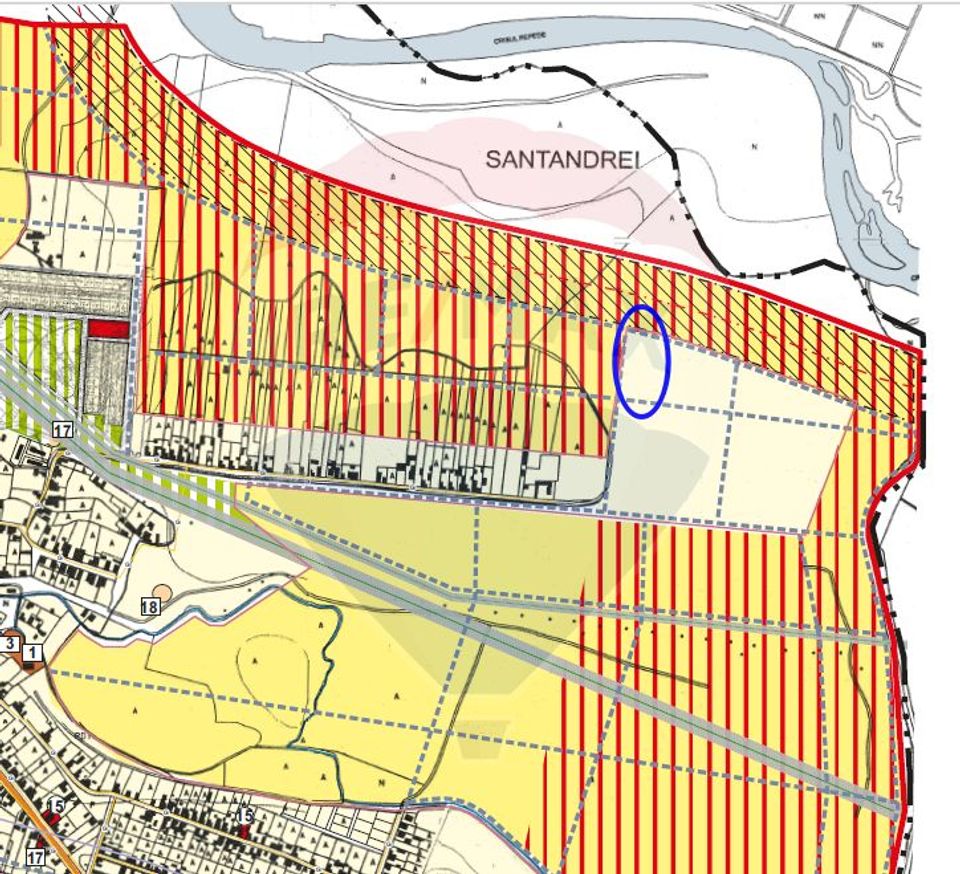 Land 6,217sqm Santandrei / Strada Pandurilor