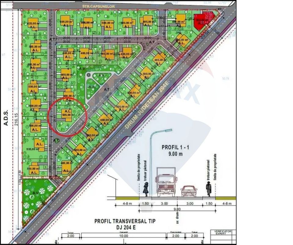 Land 505sqm Focsani / Strada Cuza Voda