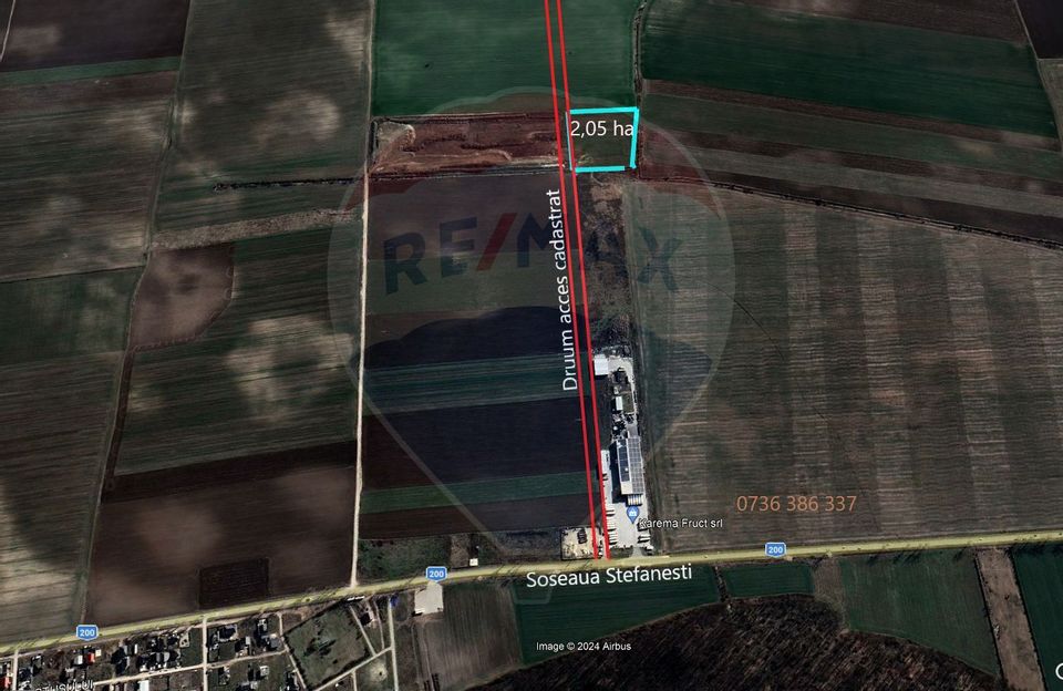 Land 20,591sqm Afumati / Soseaua Stefanesti