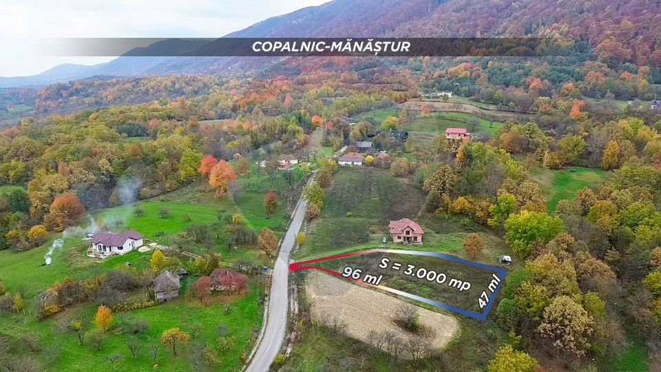 Land 3,000sqm Copalnic-Manastur / Strada Principala