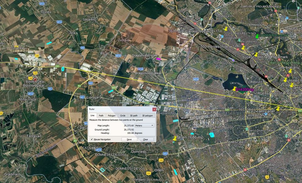 Teren intravilan 4 ha, pentru logistică sau depozitare – acces A1/A0