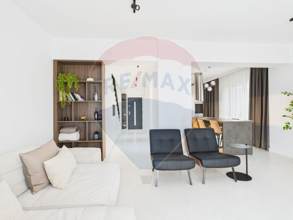 Vila mobilata si utilata complet in Corbeanca / ansamblu cu piscina