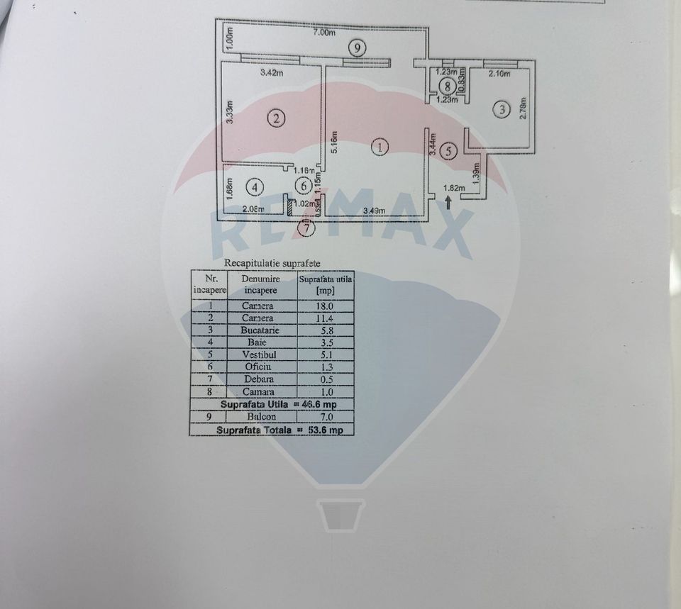 Apartament 2 camere I Bd. Ion Mihalache Piata Chibrit