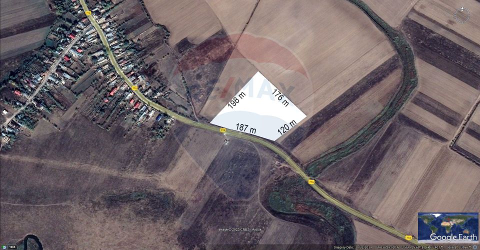 Land 25,535sqm Vizuresti / Drumul DC156