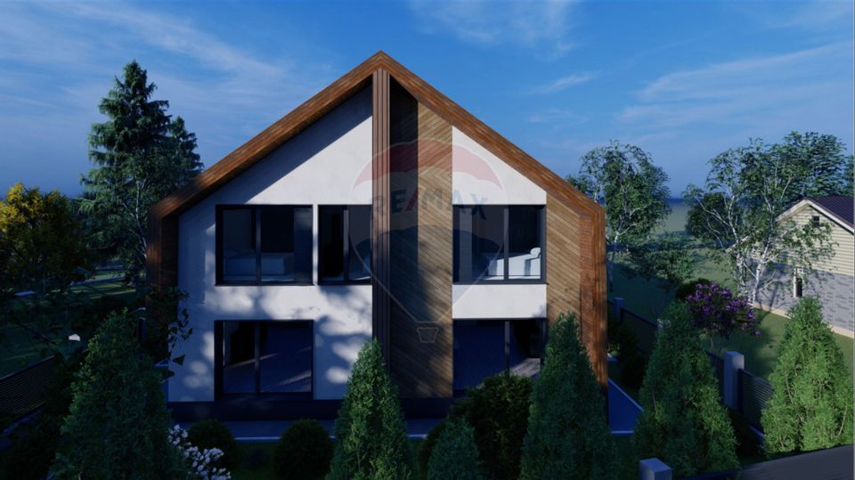 Casă / Vilă tip duplex NZEB, Eficiență energetică și confort, Bunloc