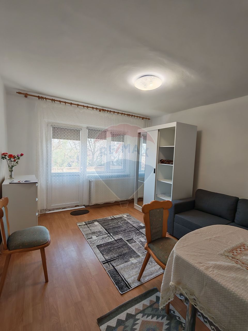 Garsonieră spațioasă cu balcon mare, Brazda, etaj 1