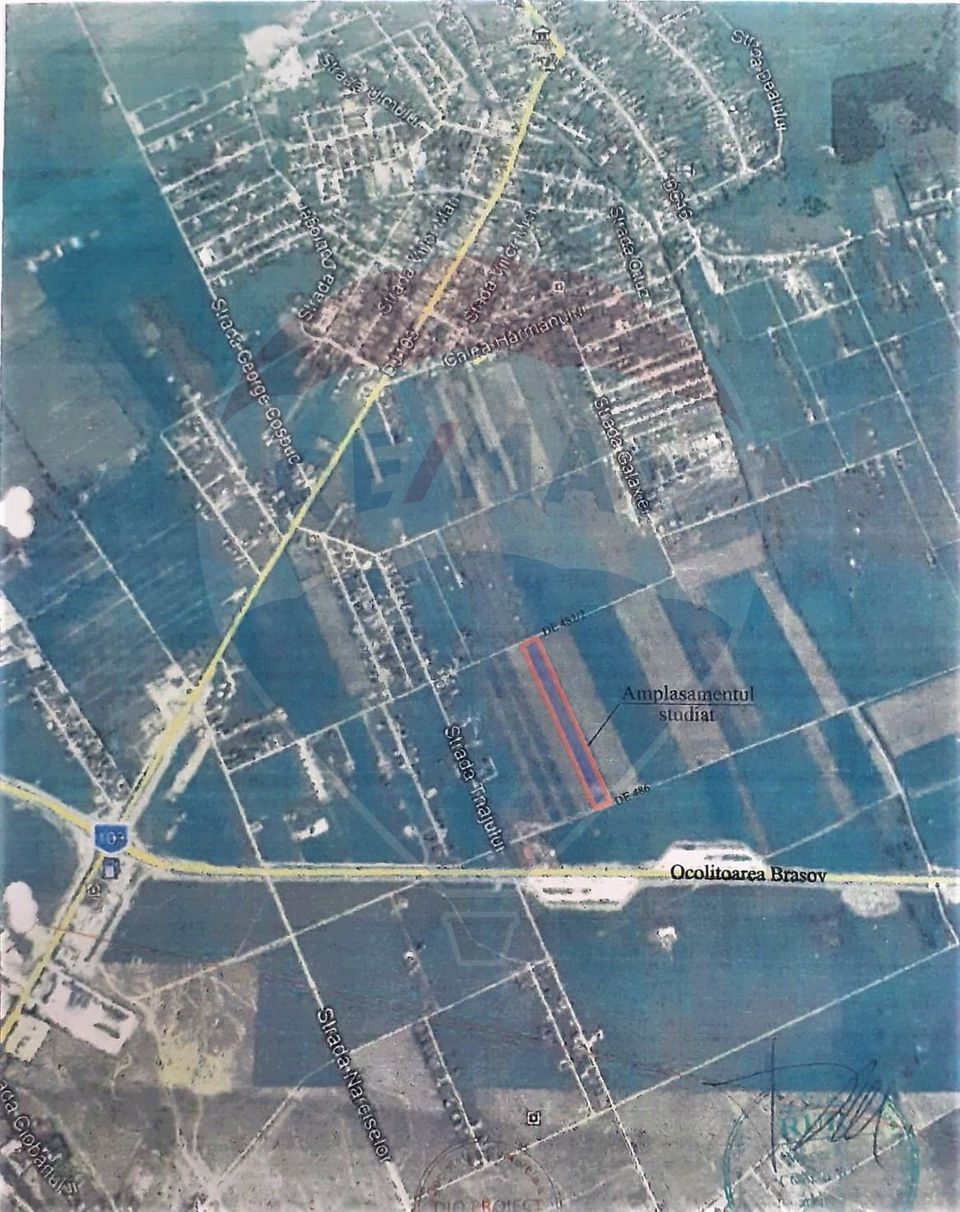 Teren Sânpetru- Str Sf Andrei 10000mp pretabil dezvoltare imobiliară