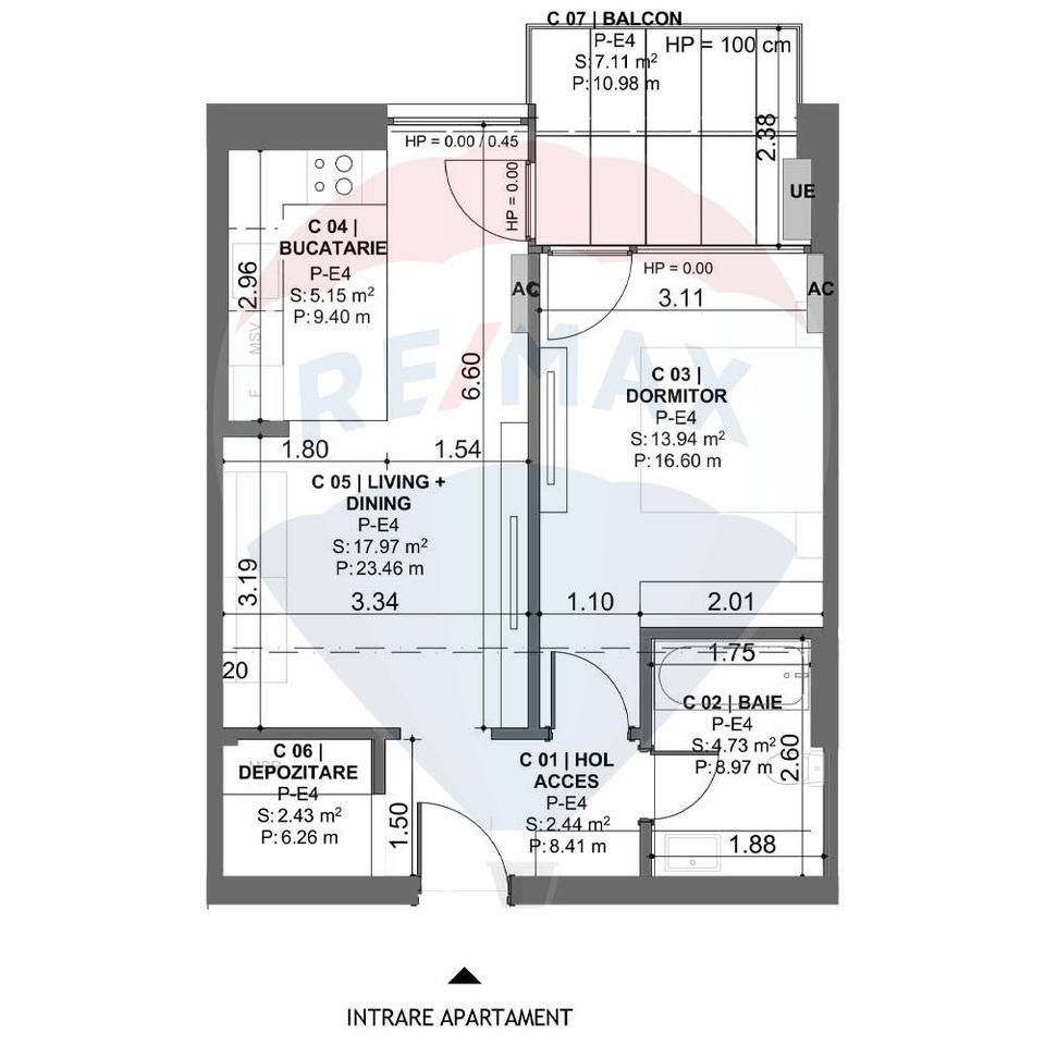 Vanzare Apartament 2 camere Dobroesti