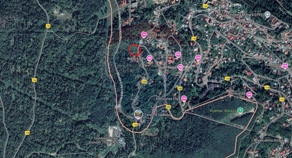 Teren de Vanzare | 1523mp | Sinaia | Proiect Autorizat