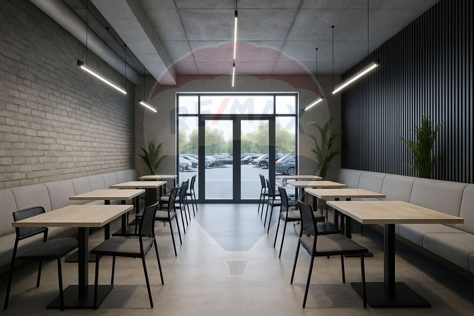 Spații comerciale, showroom, restaurant, de inchiriat, langa Aeroport