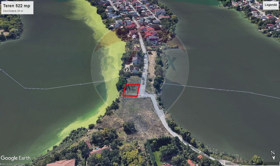 Teren cu deschidere lacul Colentina zona Doamna Ghica Fundeni