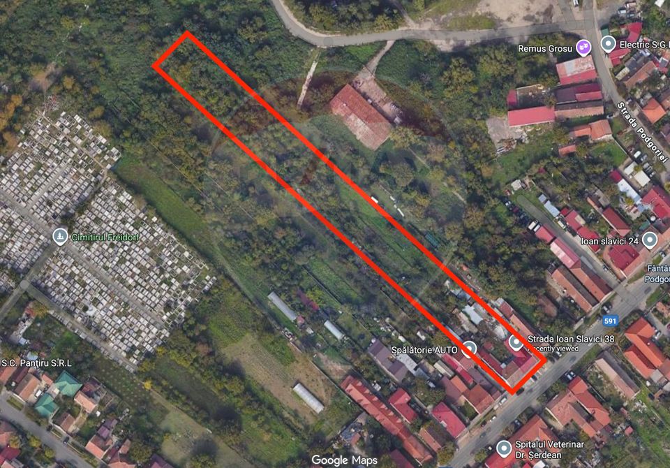 Land 5,725sqm Timisoara / Strada Ion slavici