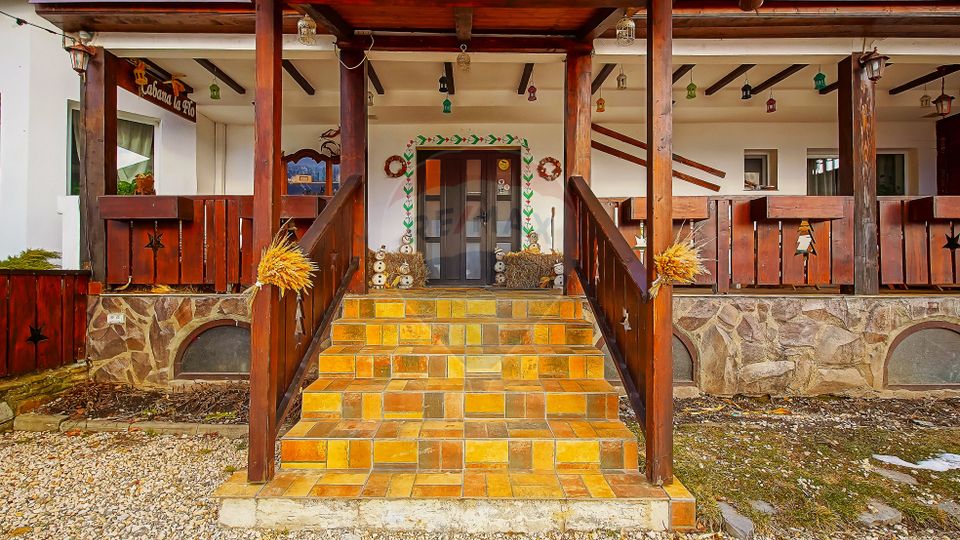 Cabana la Flo, 8 cam,P + M, teren 888 mp oportunitate de investitie !