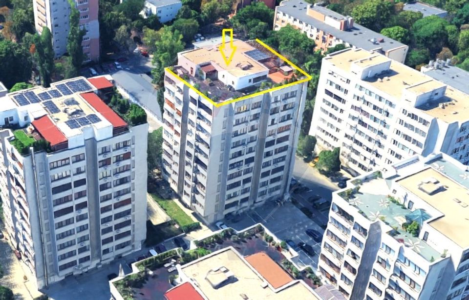 PENTHOUSE spectaculos cu terasa 300 mp