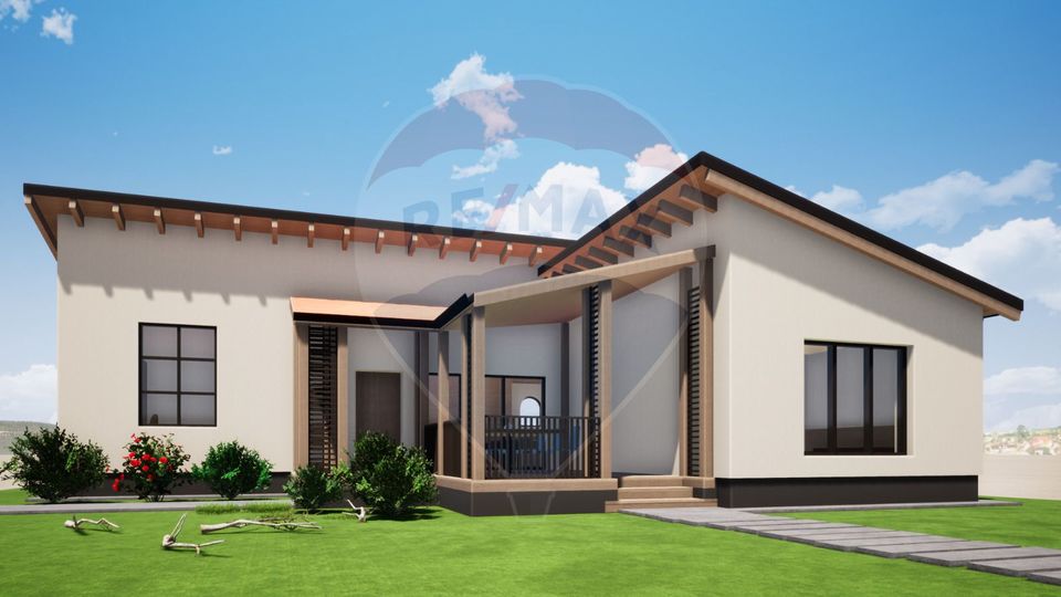 Teren Sacele- zona Kaufland, 500mp, cu proiect, AC, fundatie 150mp