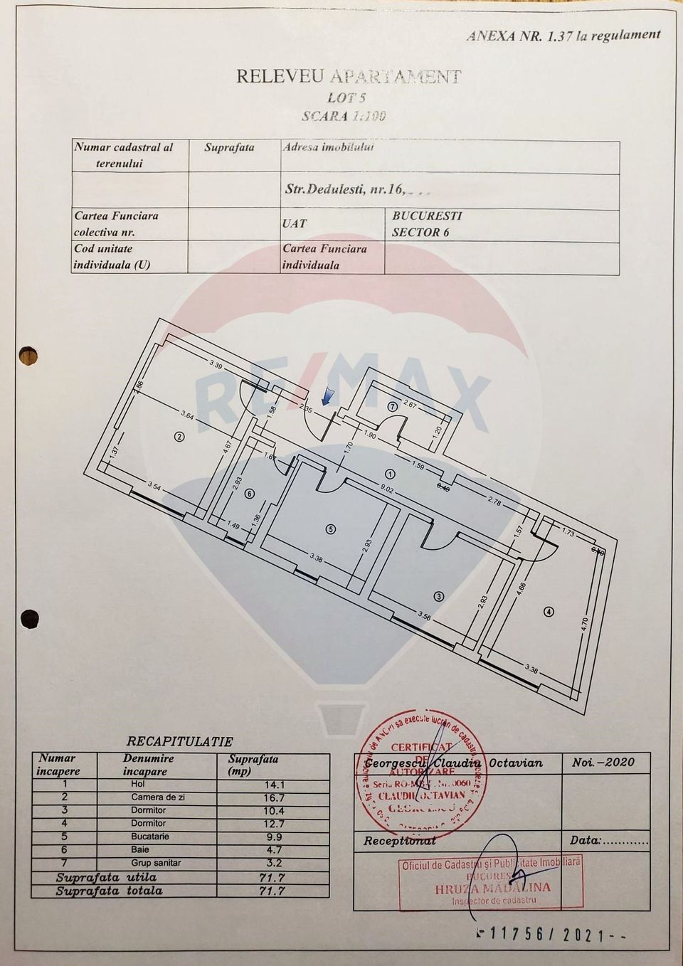 Apartament 3 camere de vanzare Militari, metrou Pacii