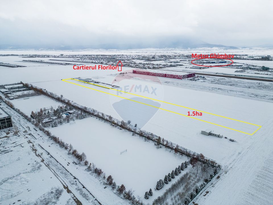 Land 15,000sqm Ghimbav / Strada Sanzienei