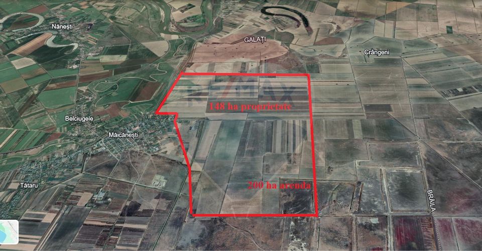 Land 1,486,280sqm Maicanesti / None