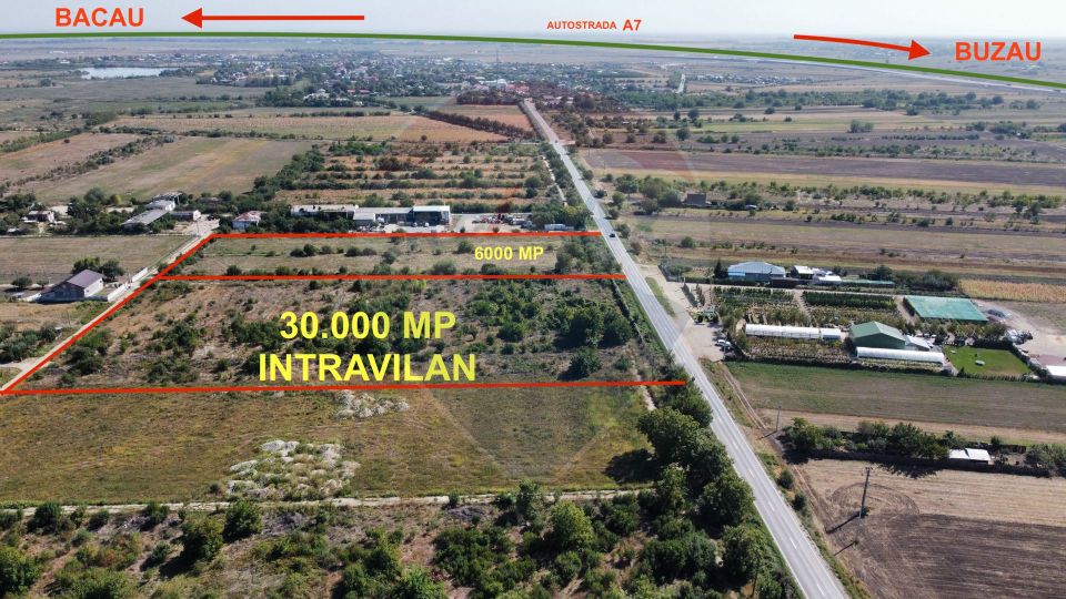 Lot 6000mp intravilan spre A7