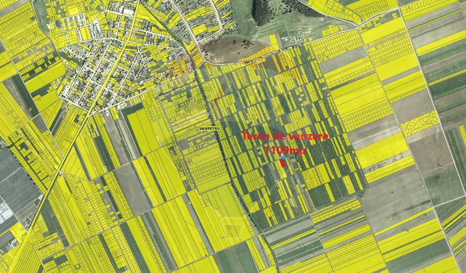 Comision 0% Teren Sanpetru- Strada Smochinului, 1109mp