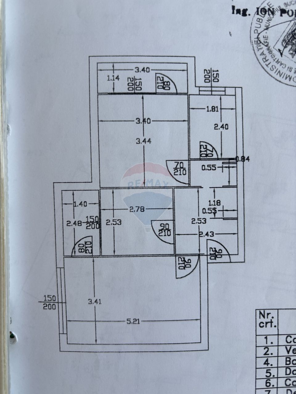 Apartament cu 2 camere de vânzare în Baneasa , Herastrau