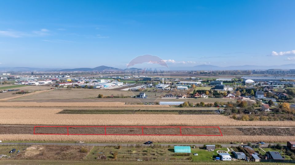 Teren Brasov -Strada Aron Pumnul, 520 mp, 5 loturi