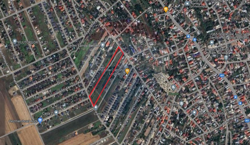 Land plot for sale for investment Berceni / Marasesti Street