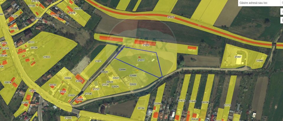Teren de vanzare  intravilan 17,581mp Cislau, judetul Buzau