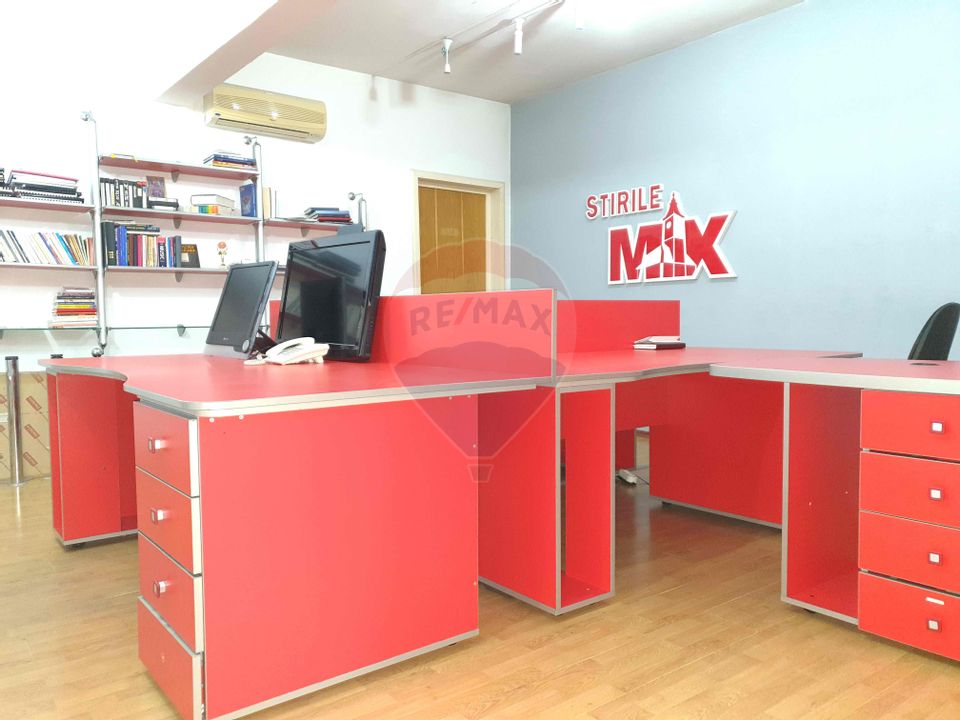 64sq.m Office Space for rent, Tractorul area